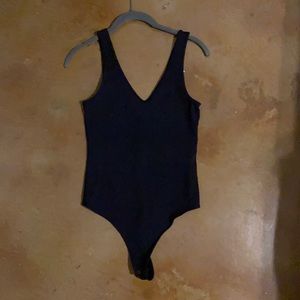 New A & F Soft AF v neck tank thong bodysuit